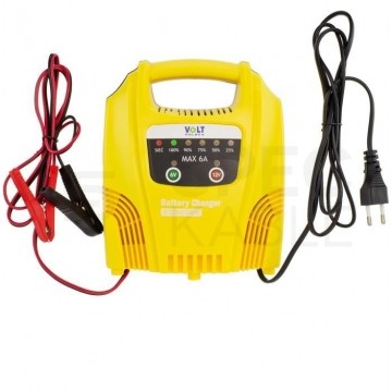 Prostownik automatyczny MOBI DUO do akumulatorów 6V/12V 6A z mikroprocesorem VOLT