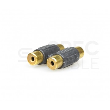 Przejście 2x RCA Cinch (gniazdo / gniazdo) Adapter typu Łącznik