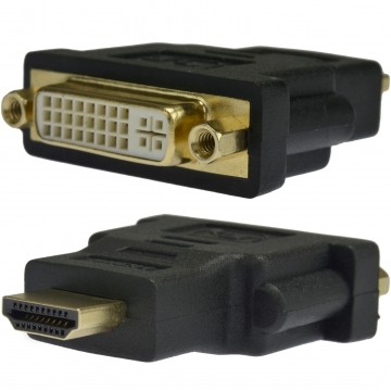 Przejście Adapter DVI / HDMI (gniazdo DVI-D 24+1-pin / wtyk HDMI typ A 19-pin)