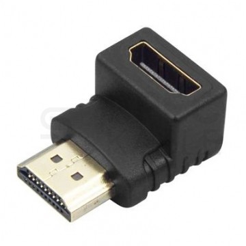 Przejście HDMI (wtyk / gniazdo) Adapter kątowy 270°