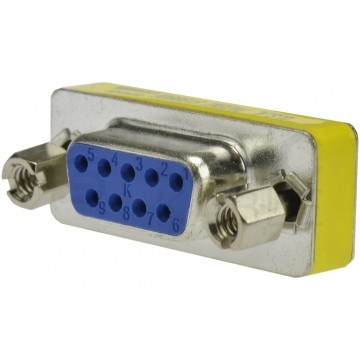 Przejście RS-232 (wtyk D-Sub 9-pin / gniazdo D-Sub 9-pin) Adapter typu Przedłużacz