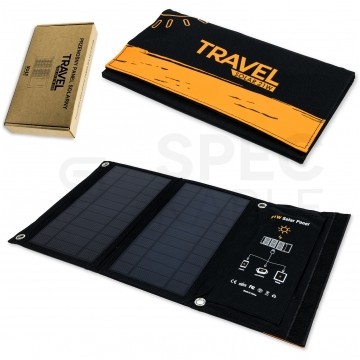 Przenośny panel solarny Ładowarka słoneczna USB składany turystyczny 21W TRAVEL SOLAR VOLT