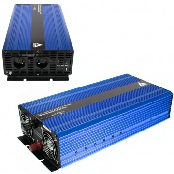 Przetwornica napięcia 12V / 230V czysty SINUS 3000/6000W AZO Digital IPS-6000S