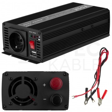 Przetwornica napięcia 24V / 230V czysty SINUS 500/1000W VOLT SINUS 1000