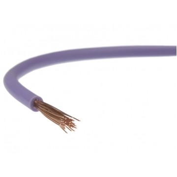 Przewód instalacyjny H05V-K / LgY 0,5 500V fioletowy linka giętka Elektrokabel
