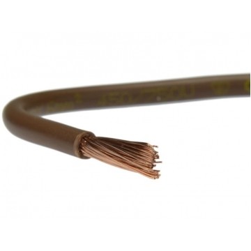 Przewód instalacyjny H05V-K / LgY 0,75 500V brązowy linka giętka Elektrokabel
