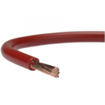 Przewód instalacyjny H07V-K / LgY 1,5 750V czerwony linka giętka Elektrokabel