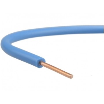 Przewód instalacyjny H07V-U / DY 0,5 750V niebieski drut Elektrokabel