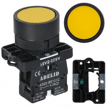 Przycisk sterowniczy żółty XB2 AS22-EA51