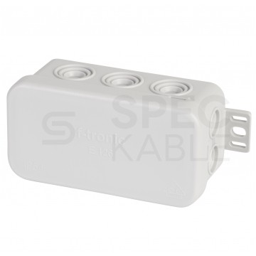 Puszka instalacyjna natynkowa typu KLIK 85x44x40mm hermetyczna IP54 szara E126 F-TRONIC
