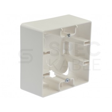 Puszka natynkowa NILOE pojedyncza biała 89x89x40mm Legrand
