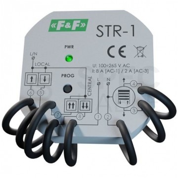 Puszkowy sterownik do rolet STR-1 230V F&F