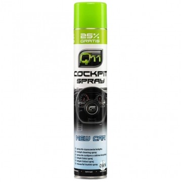 Q11 Preparat, spray do czyszczenia kokpitu samochodowego o zapachu New Car 750ml