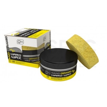 Q11 Uniwersalny wosk samochodowy twardy Nano Ceramic + gąbka Carnauba 250g