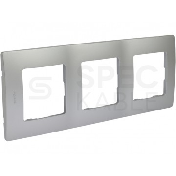Ramka potrójna NILOE aluminium Legrand