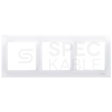 Ramka potrójna SIMON 54 Premium biała Kontakt Simon DR3/11