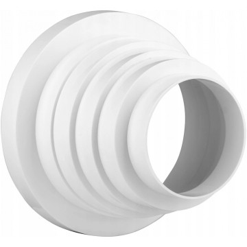 Redukcja do kanałów okrągłych fi: 80mm na fi: 150mm wielostopniowa symetryczna airRoxy