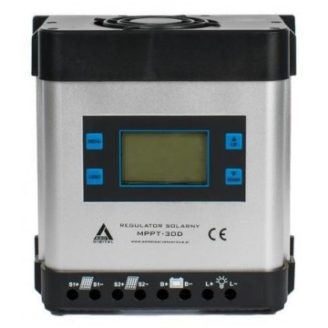 Regulator solarny Kontroler ładowania MPPT 30A 12V/24V LCD AZO