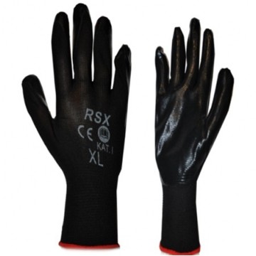 Rękawice robocze, ochronne nitrylowe rozmiar XL poziom ochrony 1 RSX Kraft&Dele