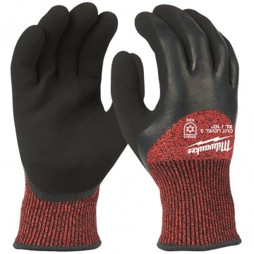 Rękawice robocze zimowe, ochronne rozmiar XL/10 odporne na przecięcia, poziom ochrony 3/C MILWAUKEE
