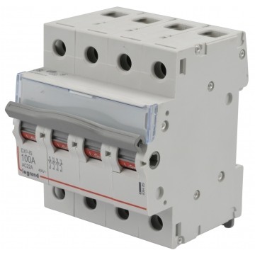 Rozłącznik izolacyjny 100A 4-biegunowy 4P (400V AC) 4-modułowy FR304 Legrand