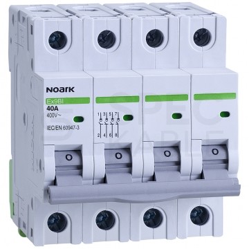 Rozłącznik izolacyjny 40A 4-biegunowy 4P (400V AC) 4-modułowy NOARK