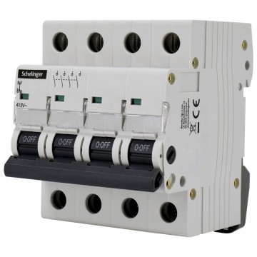 Rozłącznik izolacyjny 63A 3-biegunowy 4P (400V AC) 4-modułowy Schelinger