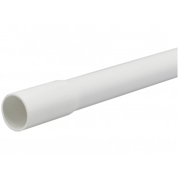 Rura elektroinstalacyjna sztywna RLM-40 gładka kielichowa 320N PVC UV biała 2m