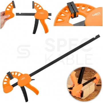 Ścisk automatyczny 75x450mm Heavy Duty NEO 45-502