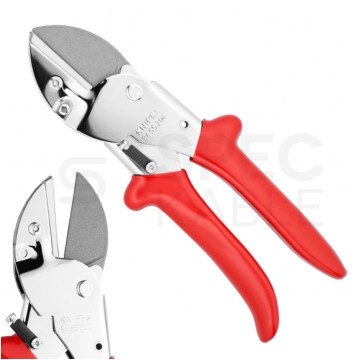 Sekator kowadełkowy do gumy PVC skóry drewna węży do szer. 40mm i wys. 7,5 mm fi:25mm KNIPEX 94 55 200