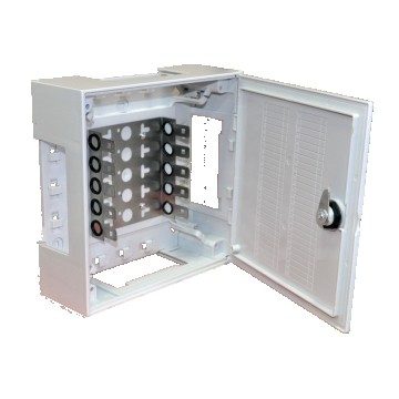 Skrzynka rozdzielcza typu BOX na 5 łączówek LSA (dla 50 par) Alantec