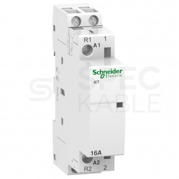 Stycznik modułowy cewka 16A 2-biegunowy 2P 1NO+1NC 50Hz (230V-240V AC) ACTI9 Schneider