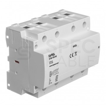 Stycznik modułowy instalacyjny cewka 100A 230V AC 4xNO na szynę TH35 DIN EXTA ZAMEL