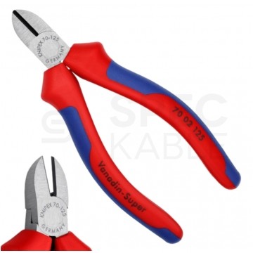 Szczypce boczne tnące uniwersalne 125mm fosforanowane KNIPEX 70 02 125