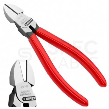 Szczypce boczne tnące uniwersalne 140mm fosforanowane powlekane KNIPEX 70 01 140