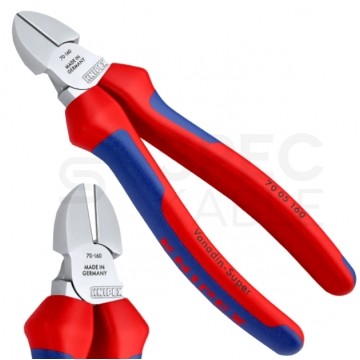 Szczypce boczne tnące uniwersalne 160mm chromowane KNIPEX 70 05 160