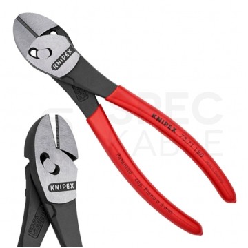 Szczypce boczne tnące ze zwiększonym przełożeniem 180mm KNIPEX 73 71 180