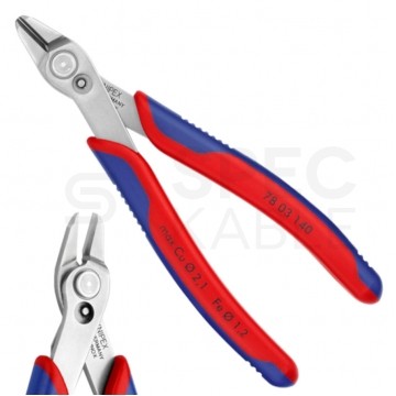 Szczypce precyzyjne tnące 140mm Super Knips dla elektroników KNIPEX 78 03 140