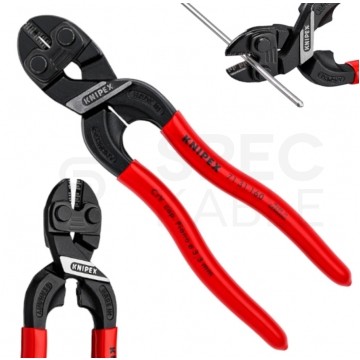 Szczypce tnące przegubowe 160mm CoBolt S powlekane z wgłębieniem KNIPEX 71 31 160