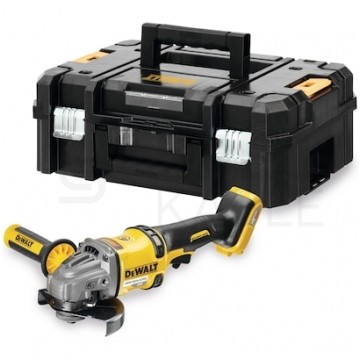 Szlifierka akumulatorowa 18/54V FLEXVOLT ADVANTAGE (bez akumulatora),silnik bezszczotkowy, do szlifowania i cięcia, tarcza 125mm 9000 obrotów/min M14 + walizka T-STAK DCG414NT DeWALT