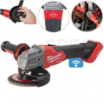 Szlifierka kątowa 125 mm bezszczotkowa akumulatorowa 18V M18 ONE-KEY MILWAUKEE