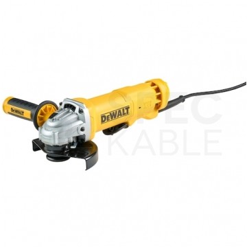 Szlifierka kątowa sieciowa 230V 1400W włącznik łopatkowy, do szlifowania i cięcia, tarcza 125mm 11000 obrotów/min M14 DWE4233 DeWALT