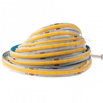 Taśma 2100x LED COB 2835 10W/mb ciepła biała 3000K IP20 24V op=5m V-TAC VT-COB-421