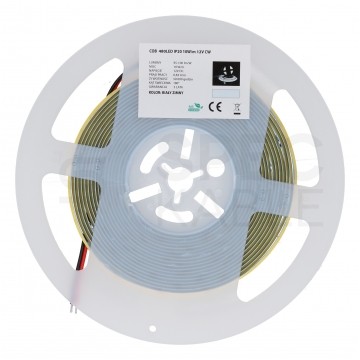 Taśma 480x LED COB 2835 10W/mb biała zimna IP20 12V op=5m