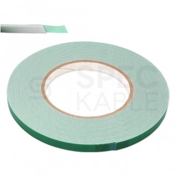 Taśma dwustronna 5m/9mm/0,8mm piankowa do profili led