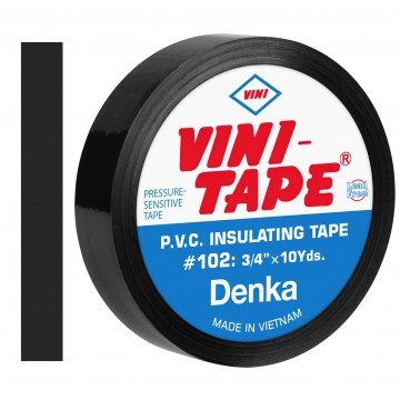 Taśma izolacyjna PVC 19mm x 10m Denka VINI-TAPE czarna
