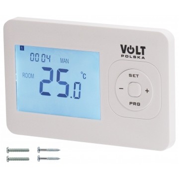 Termostat pokojowy regulator temperatury przewodowy z wyświetlaczem LCD IP20 Comfort HT-02 VOLT