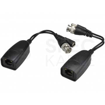Transformator wideo BNC+DC RJ45 Komplet 1VP-D