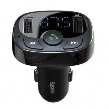 Transmiter radiowy FM Bluetooth z ładowarką USB 3.4A Baseus