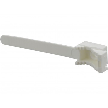 Uchwyt paskowy UP-22 biały opaska fi:9-22mm do kabli i rur instalacyjnych RLm 100szt.